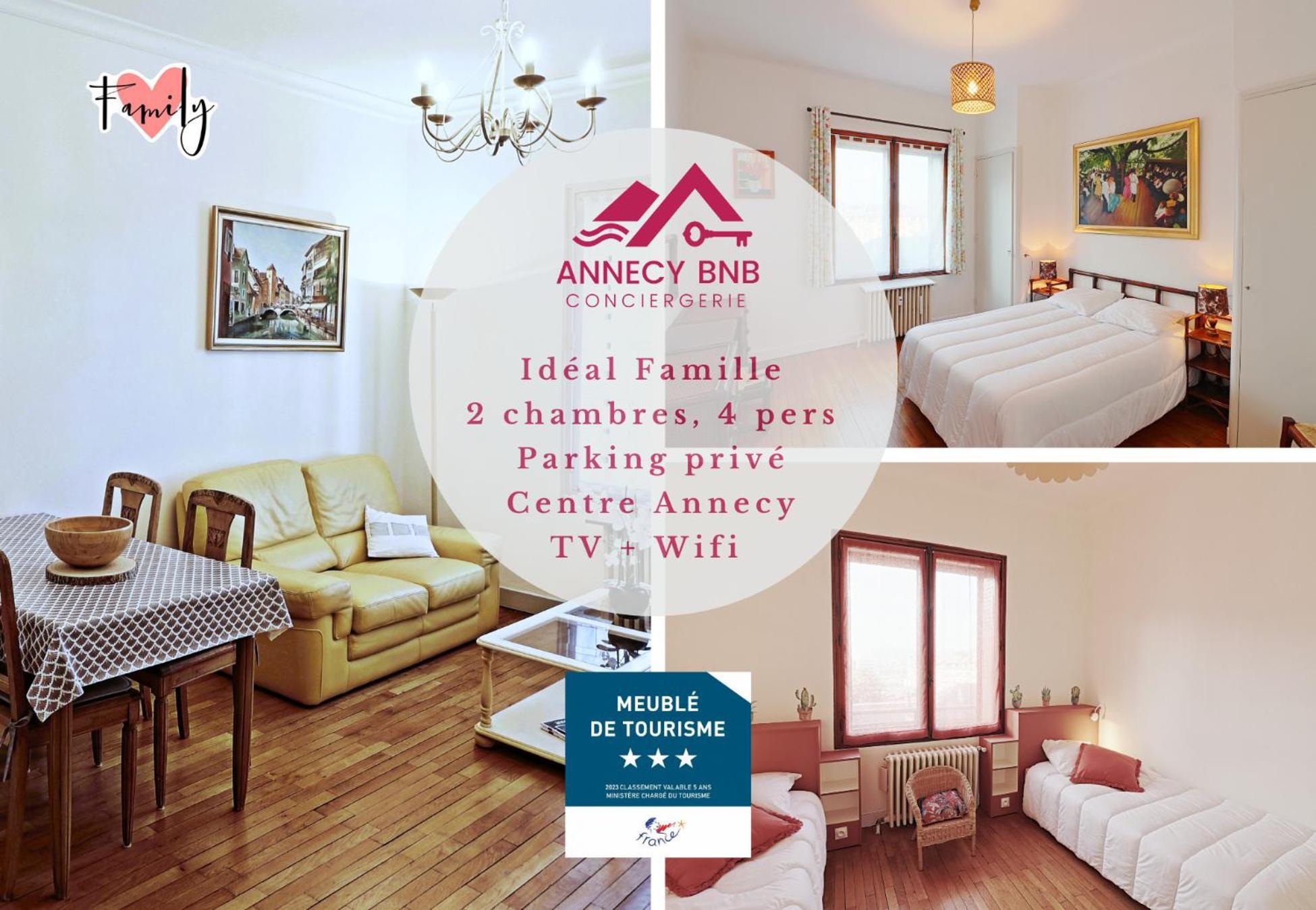 Le Family Lodge 2 Chambres 4 Personnes Classe 3 Etoiles Annecy Eksteriør bilde